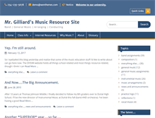 Tablet Screenshot of mrgilliardmusic.com